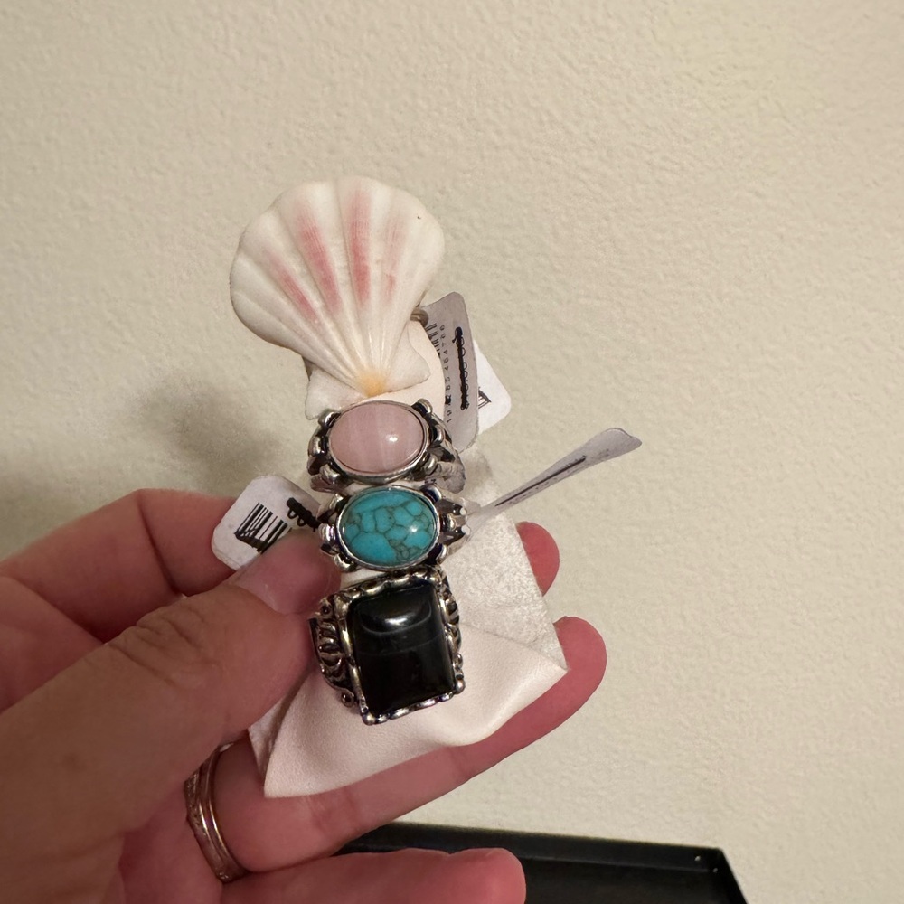 Size 7 Free People 4 Ring Set- NWT